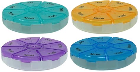 ‌Best Pill Organizer for Work‌: AIXPI Dose Weekly (7-Day) Pill Organizer, Vitamin and Medicine Box ($9.90, Walmart) ‌Best Travel Pill Organizer‌: MEACOLIA Travel Pill Organizer ($8.97, Amazon) ‌Best Smart Pill Organizer‌: Hero Health Smart Pill Dispenser (Starting at $29.99/month, HeroHealth.com)